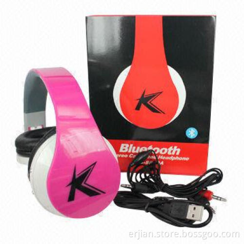 Fashionable Headphone without Wire, Bluetooth Optional, 100mW Power Capability